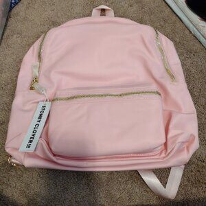 Stoney Clover Lane classic nylon backpack in flamingo pink
